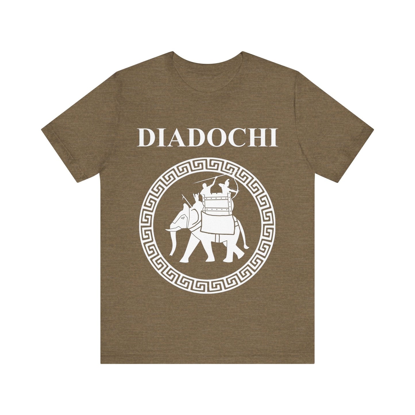 Heather Olive / S Diadochi Greek Successor Kingdoms War Elephant T-shirt