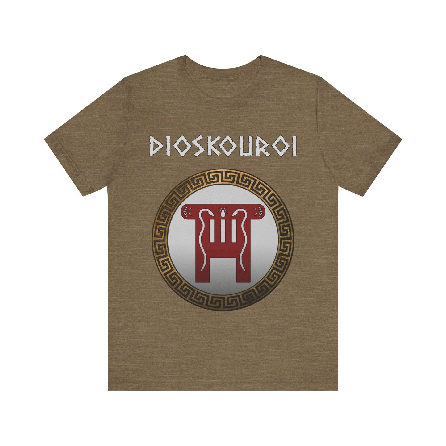 Heather Olive / S Dioskouroi Castor and Pollux Dokana T-Shirt