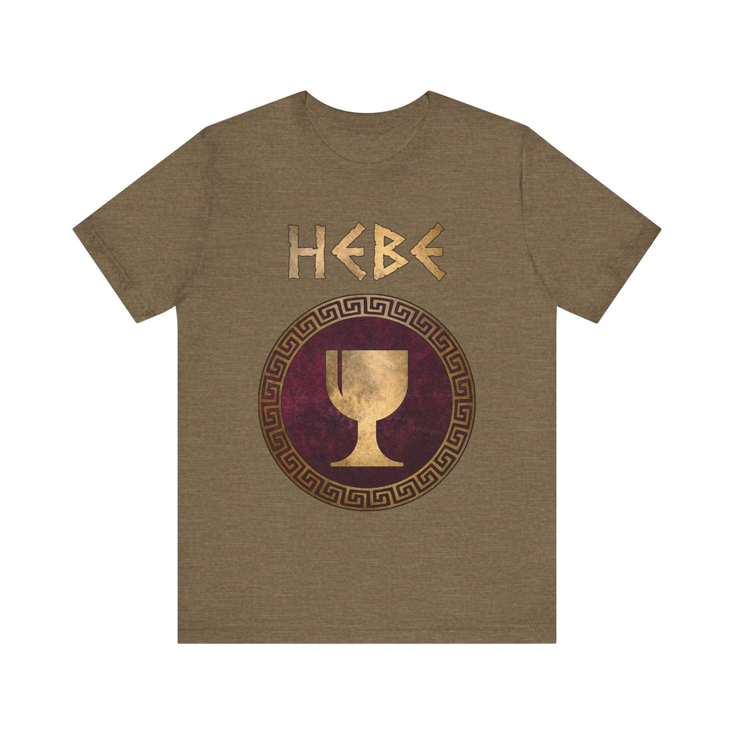 Heather Olive / S Hebe Greek Goddess T-Shirt