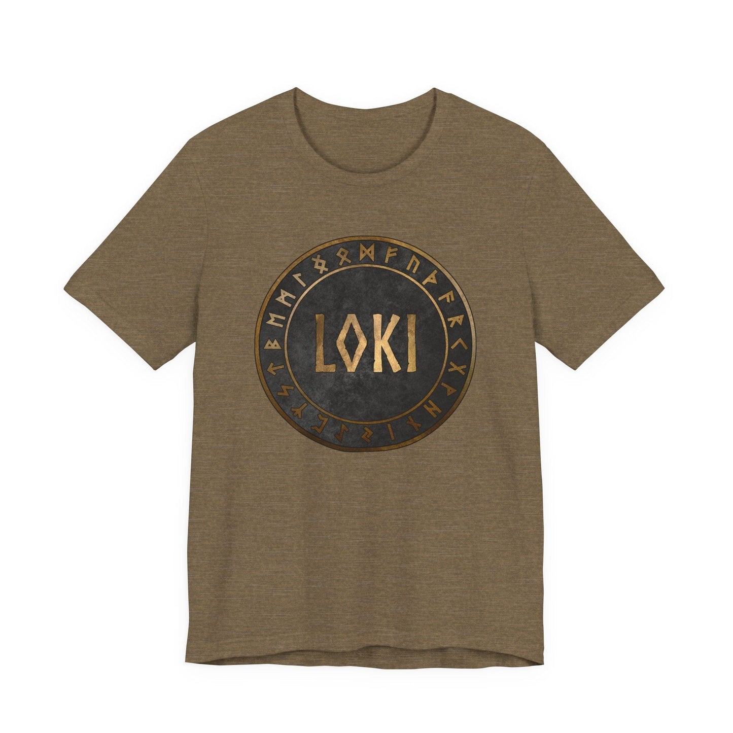 Heather Olive / S Loki Norse God T-Shirt