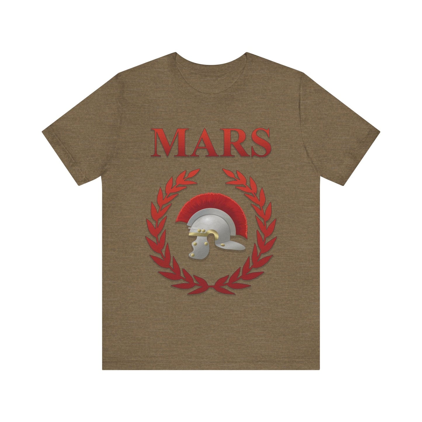 Heather Olive / S Mars Ancient Roman God of War T-shirt