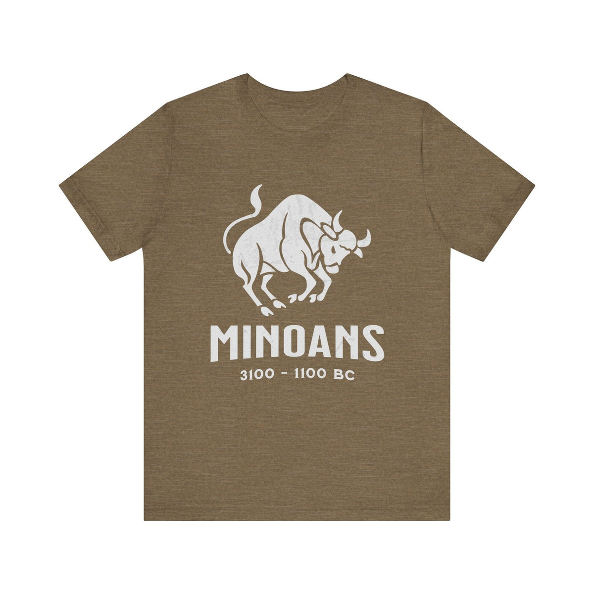 Heather Olive / S Minoans - Ancient Crete - Bronze Age Civilization - Minoan T-shirt