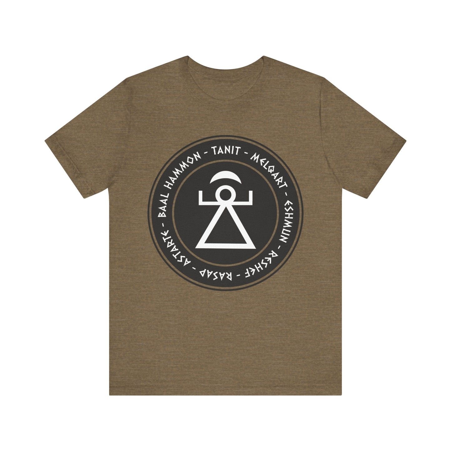 Heather Olive / S Punic Gods and Goddesses T-Shirt