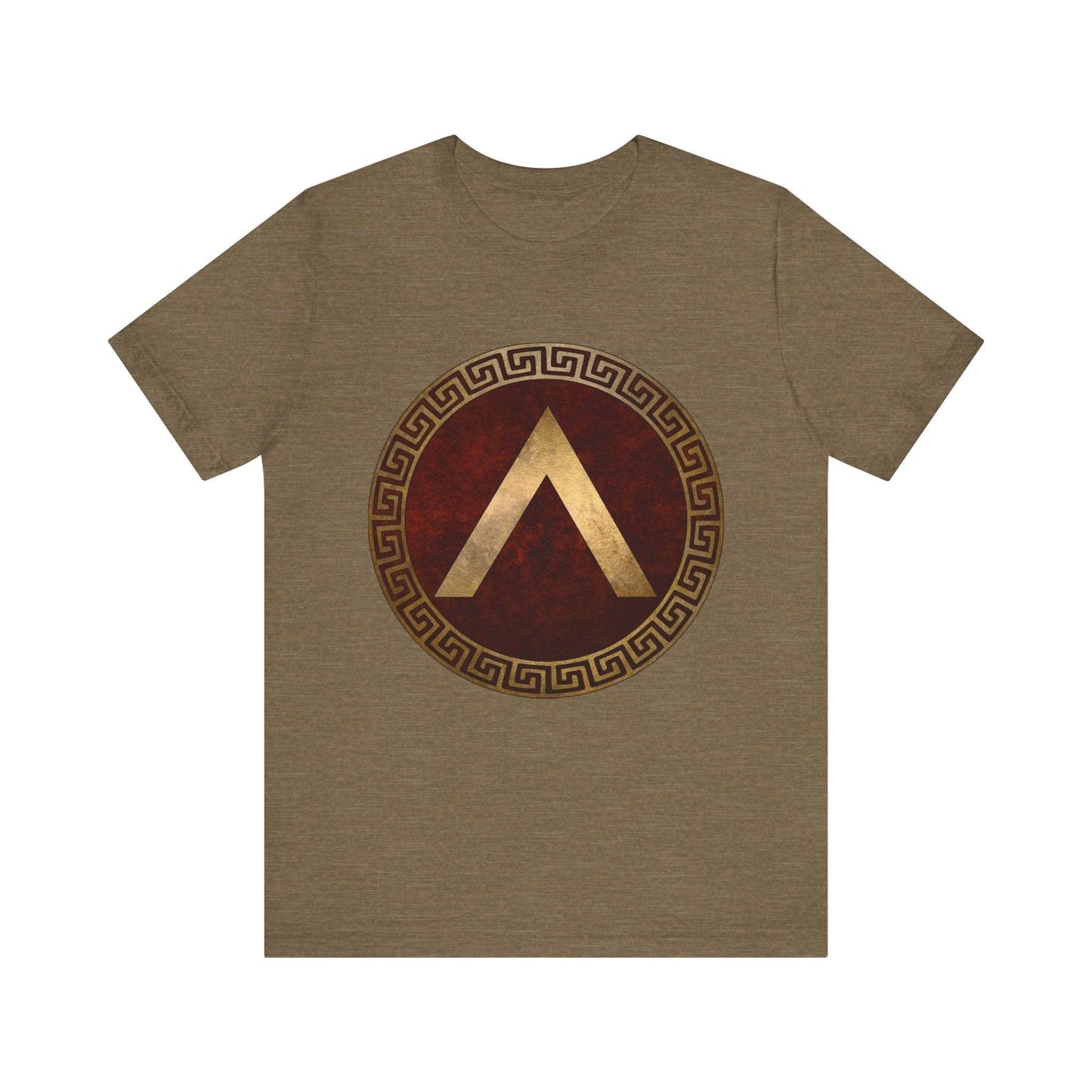 Heather Olive / S Spartan Shield Lambda T-Shirt