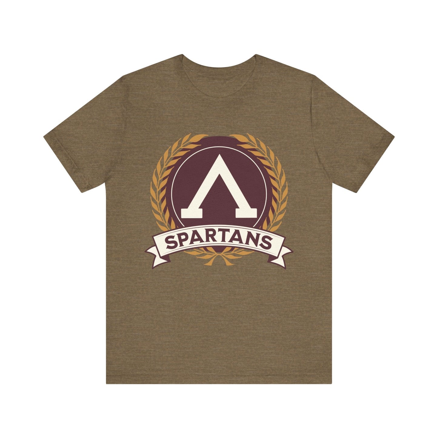 Heather Olive / S Spartans Lambda Symbol - Lacedaemonians - Ancient Sparta T-shirt