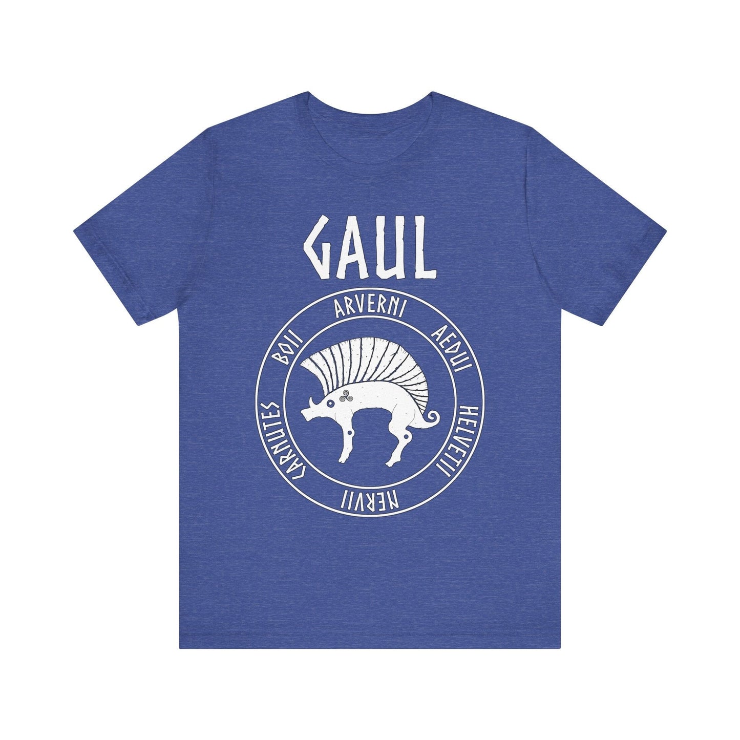 Heather True Royal / S Gaul Ancient Tribes of Gaul Boar T-shirt