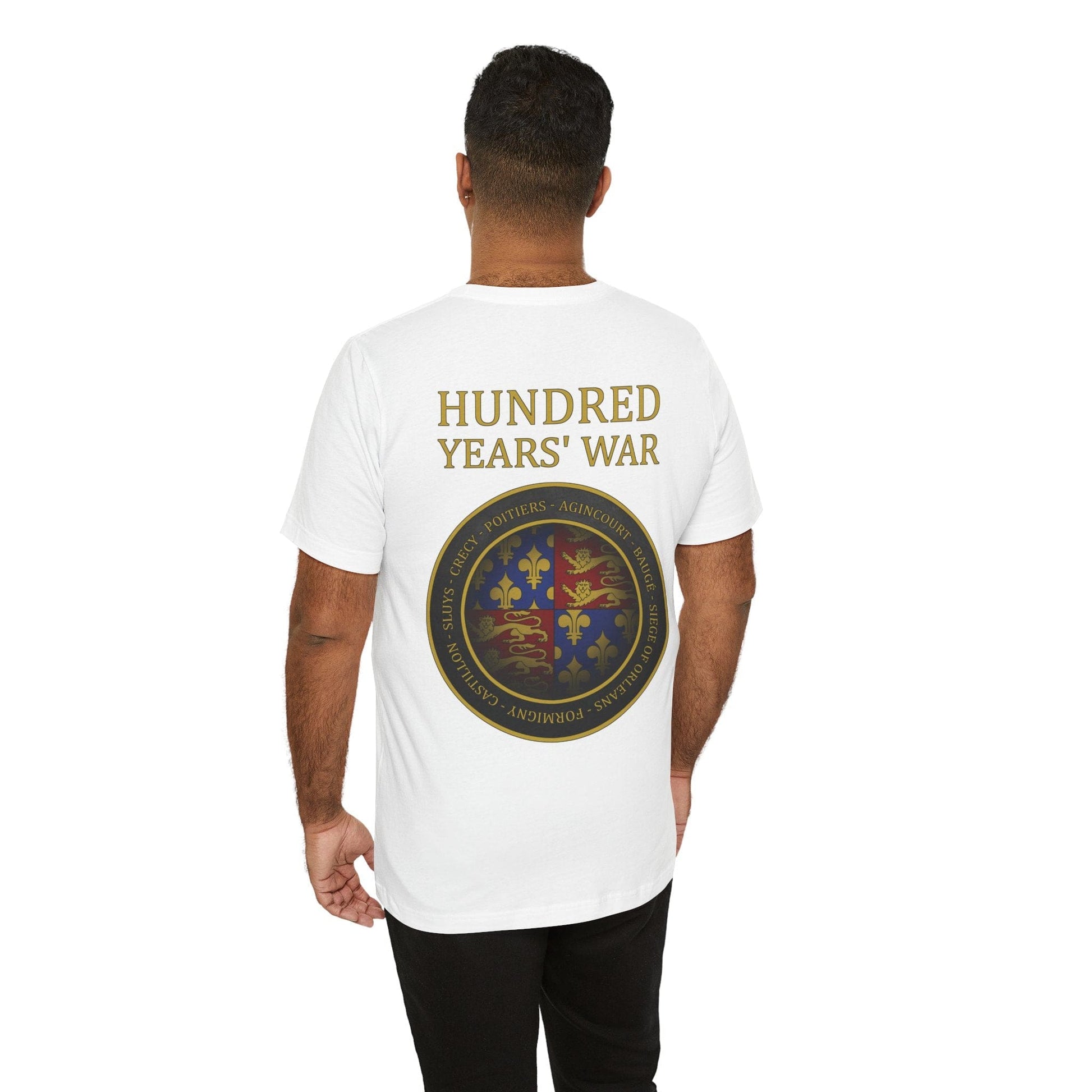 Hundred Years War Battles - Double Sided T-Shirt