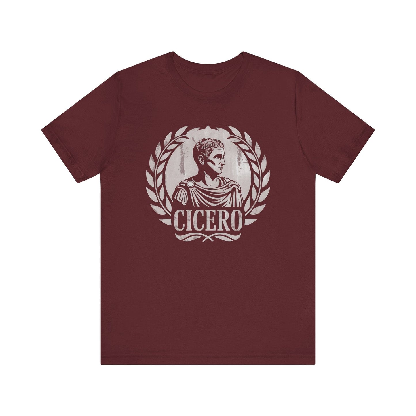 Maroon / S Cicero - Ancient Roman History - Marcus Tullius Cicero T-shirt