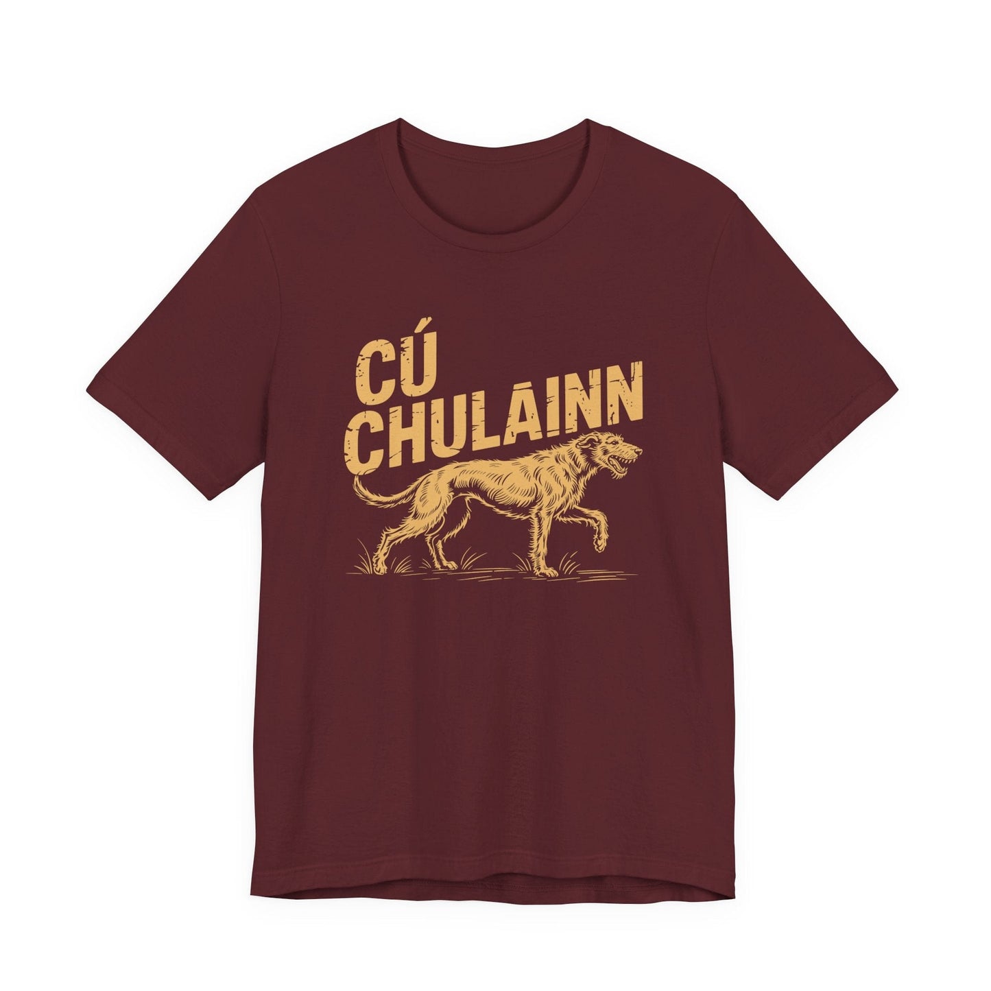 Maroon / S Cu Chulainn - Celtic Mythology T-Shirt