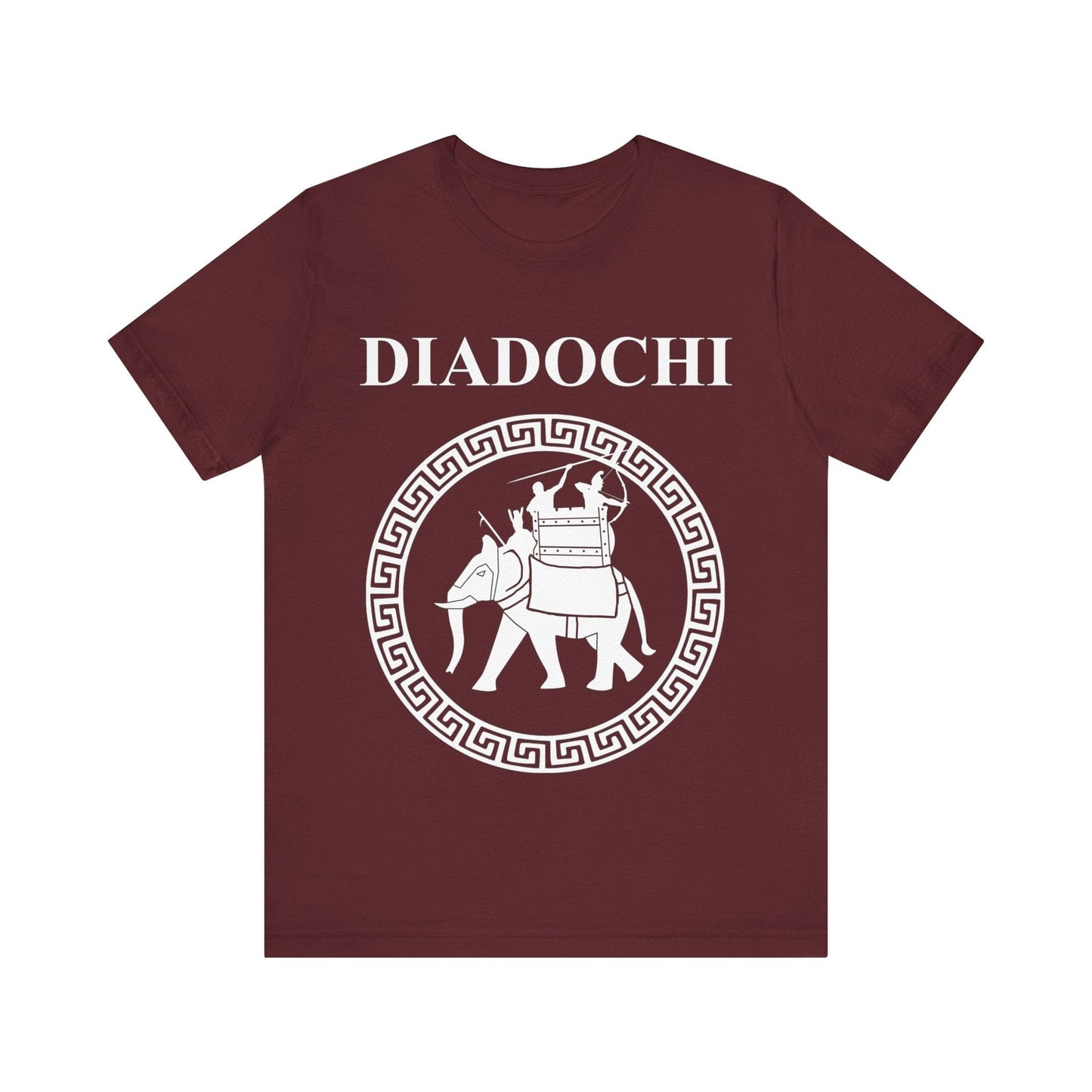 Maroon / S Diadochi Greek Successor Kingdoms War Elephant T-shirt