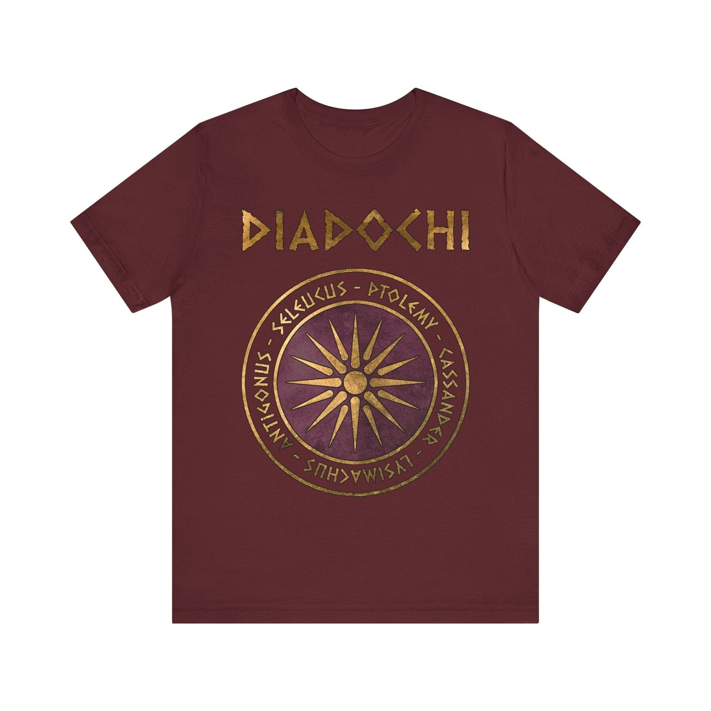 Maroon / S Diadochi Wars - Macedonian Successor Kingdoms T-Shirt