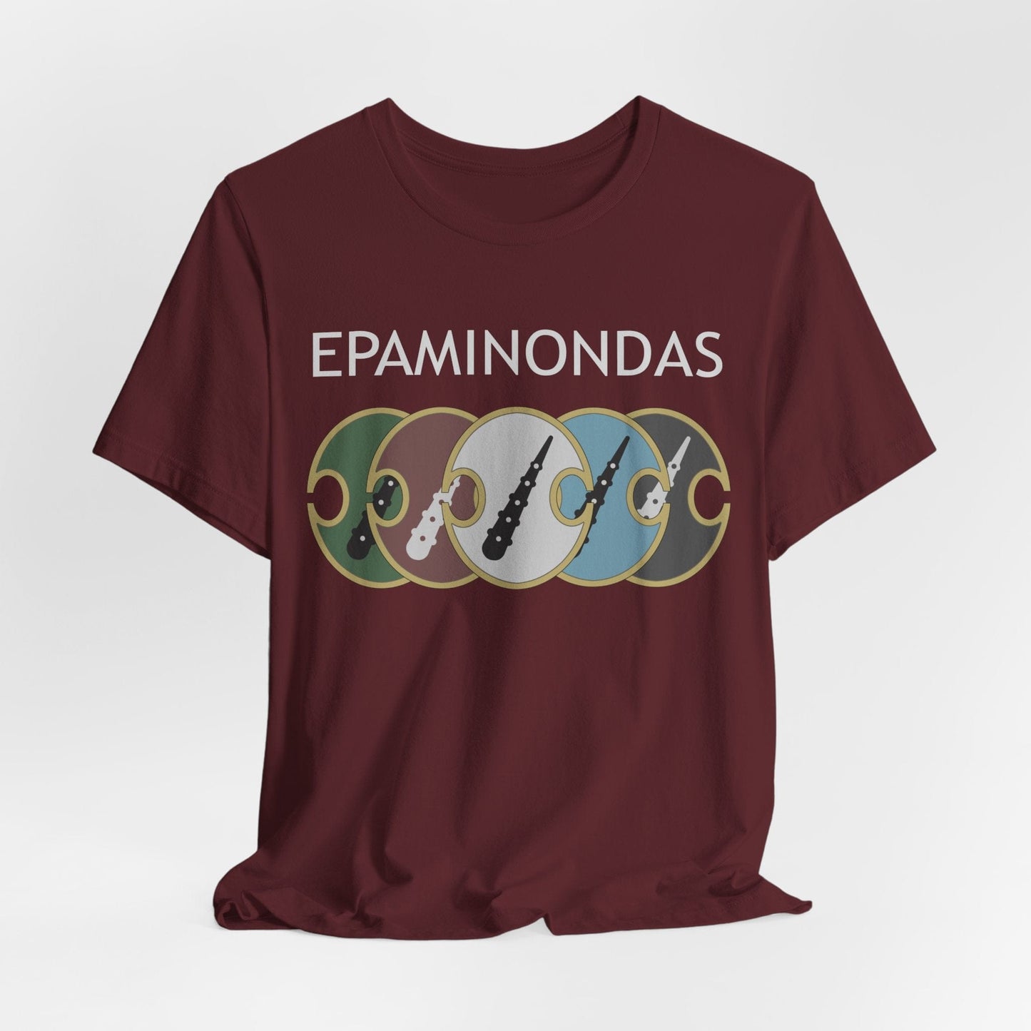 Maroon / S Epaminondas of Thebes T-Shirt