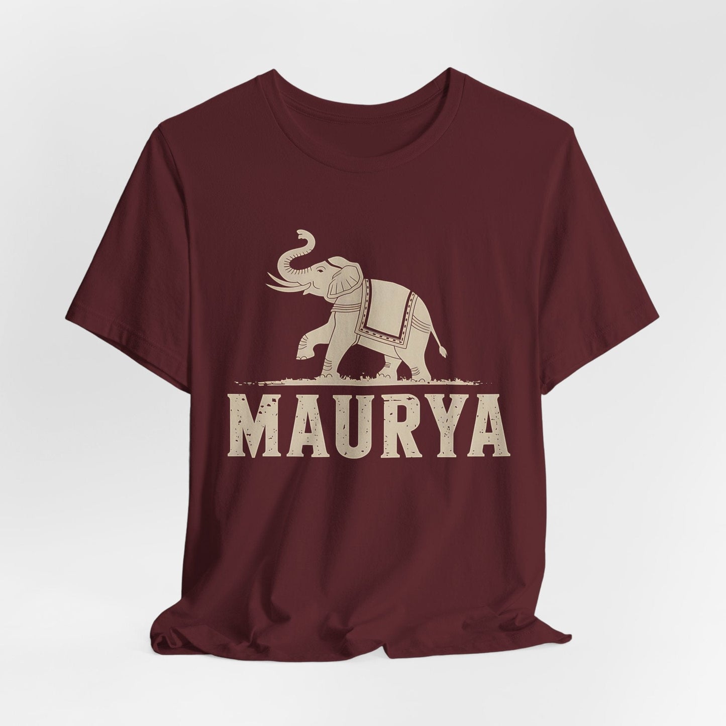 Maroon / S Maurya Ancient India T-Shirt