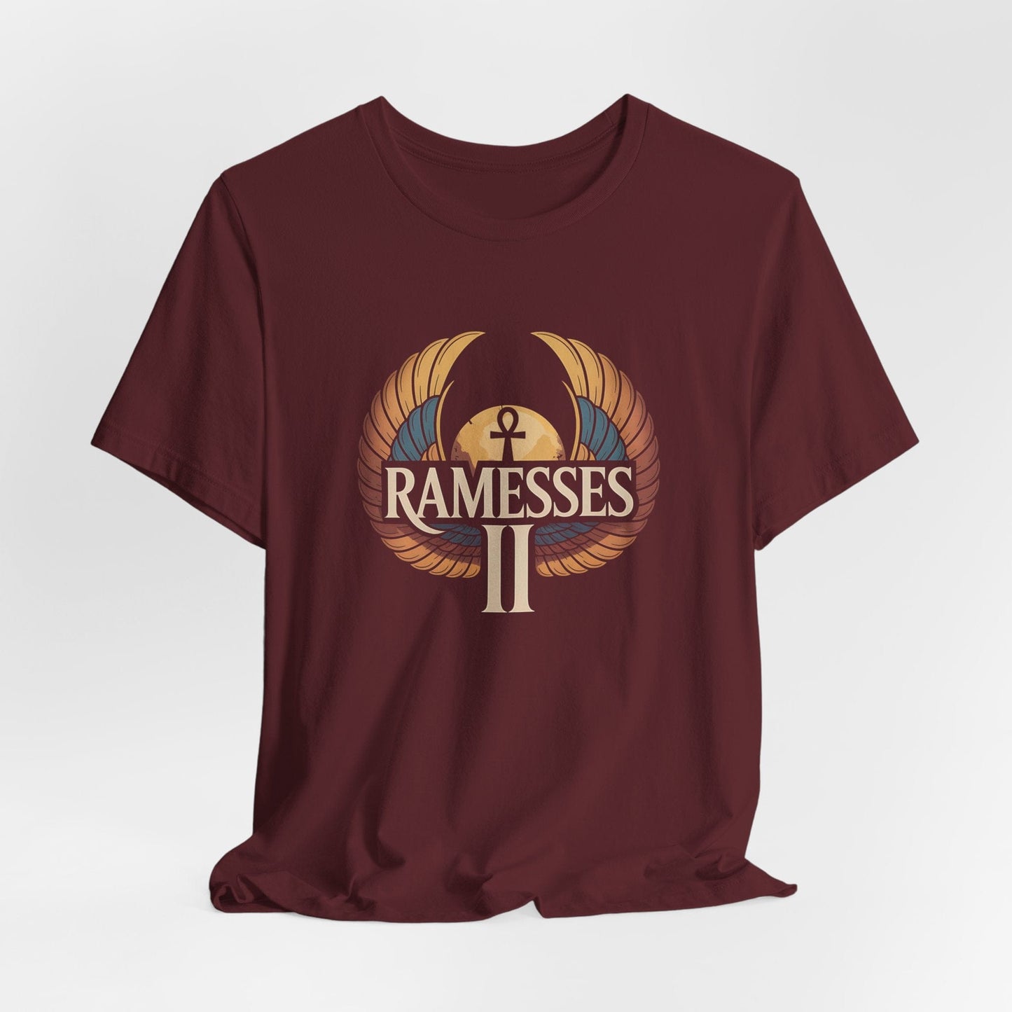 Maroon / S Ramesses II Pharaoh of Ancient Egypt T-Shirt