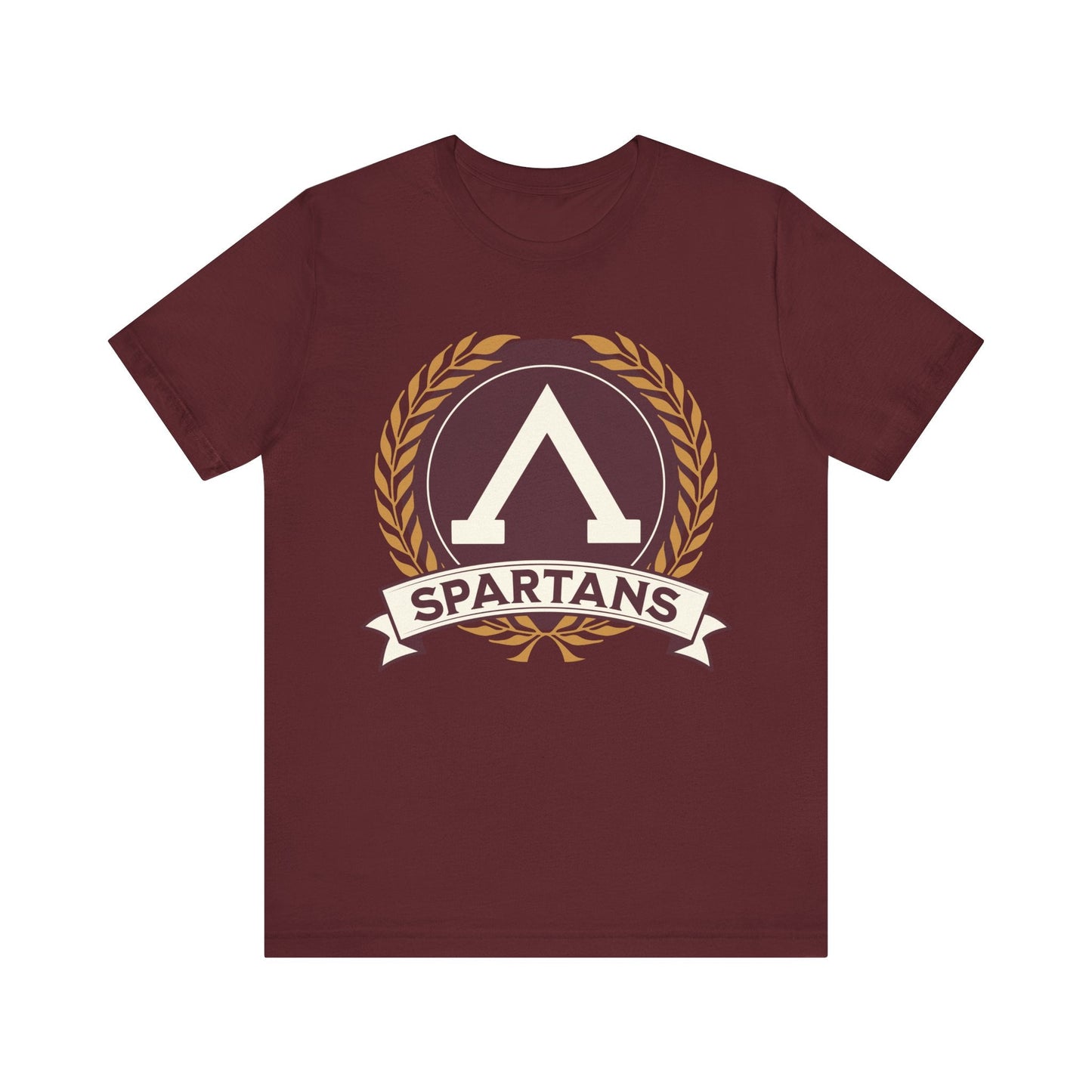 Maroon / S Spartans Lambda Symbol - Lacedaemonians - Ancient Sparta T-shirt