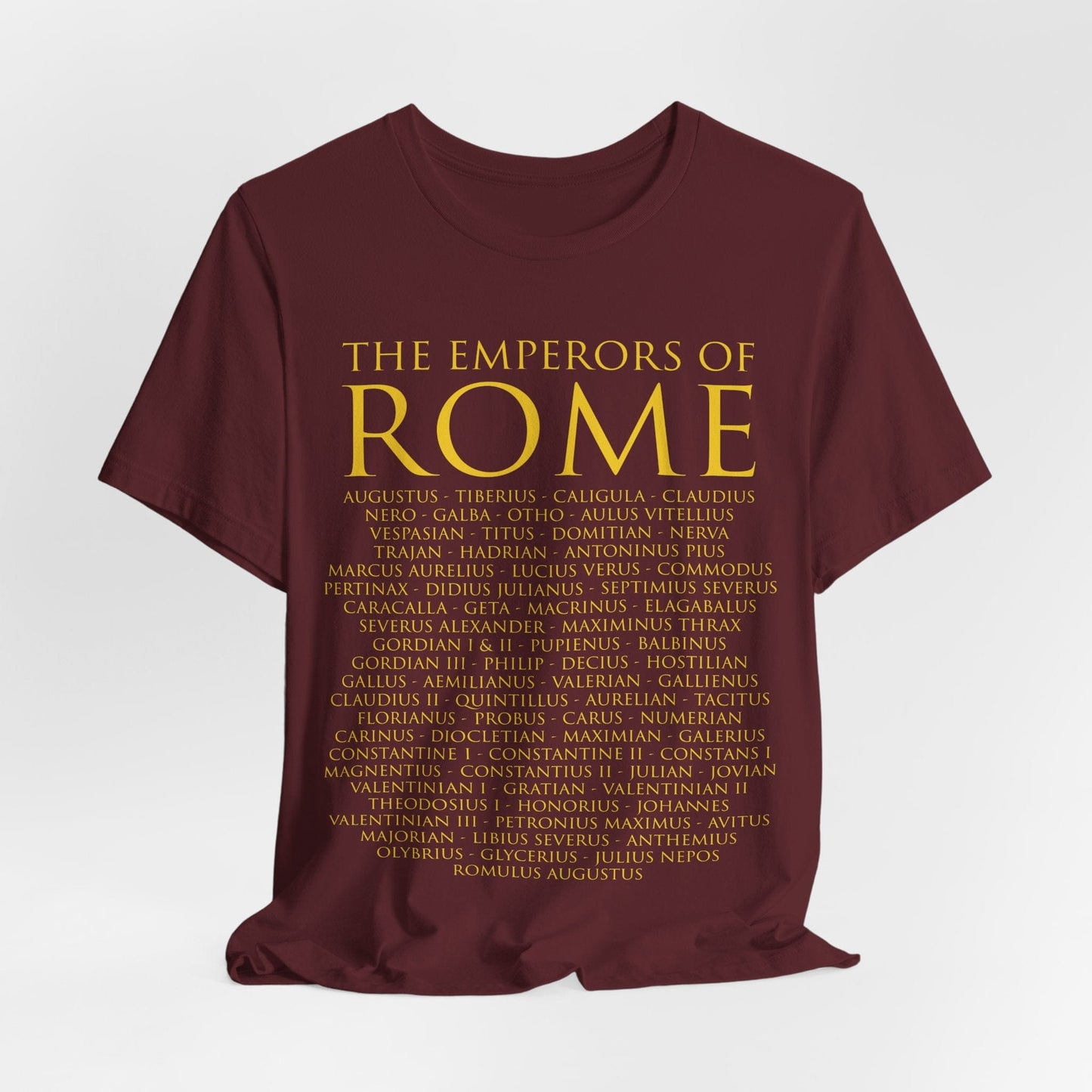 Maroon / S The Emperors of Rome T-Shirt