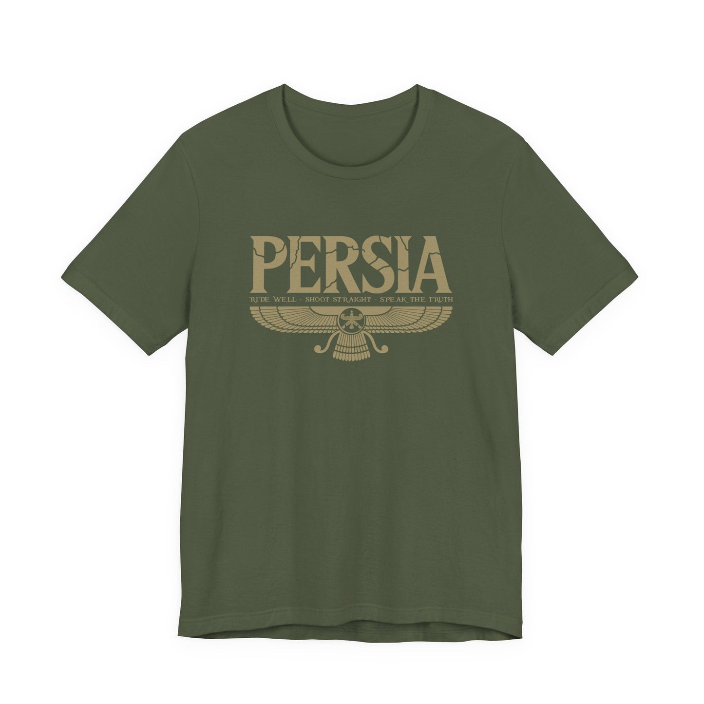 Military Green / S Achaemenid Persia Virtues T-Shirt