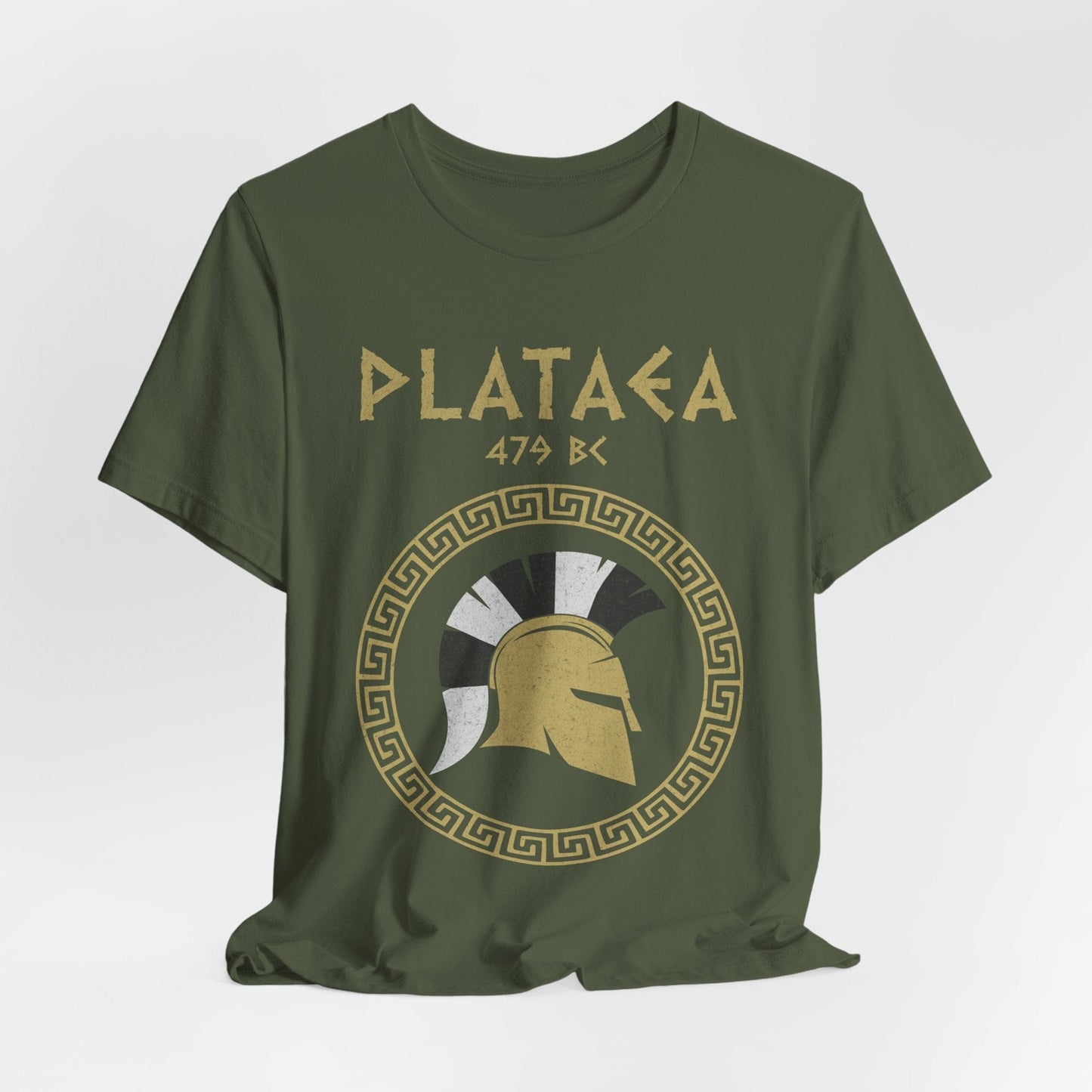 Military Green / S Battle of Plataea - Greek Hoplite T-Shirt