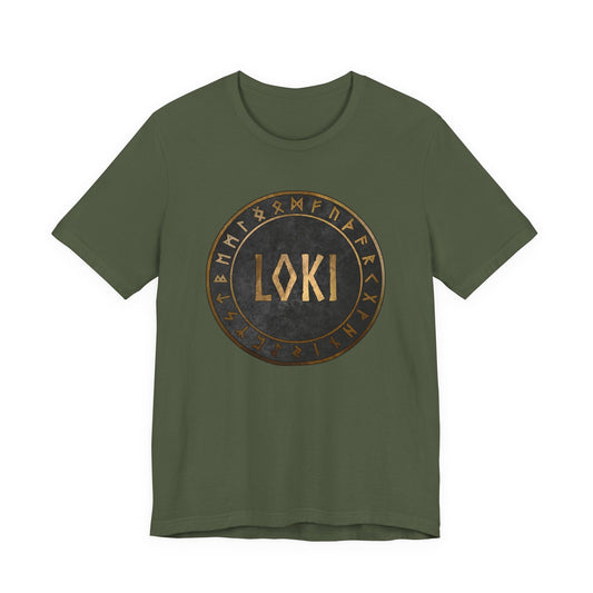 Military Green / S Loki Norse God T-Shirt