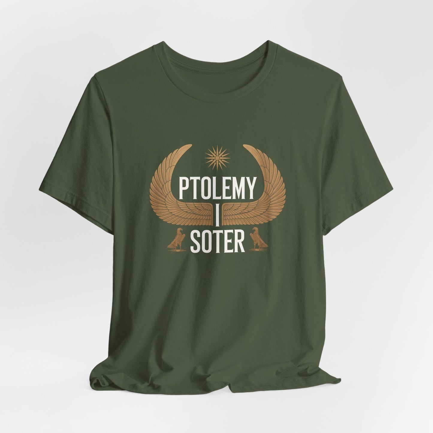 Military Green / S Ptolemy I Soter - Ptolemaic Egypt T-Shirt