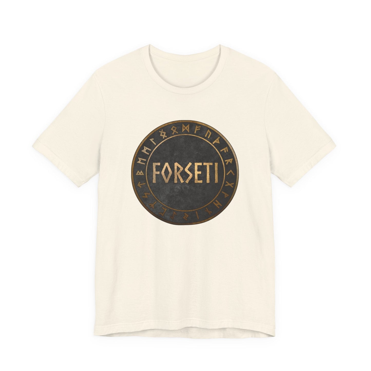 Natural / S Forseti Norse God T-Shirt