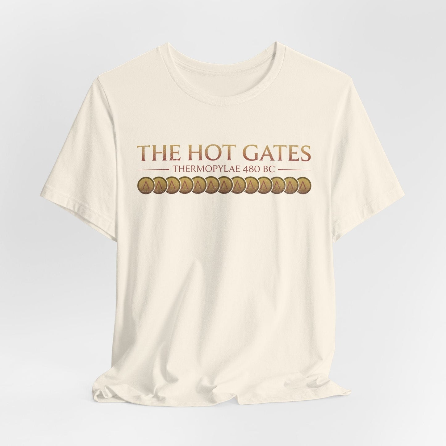 Natural / S The Hot Gates - Battle of Thermopylae T-Shirt