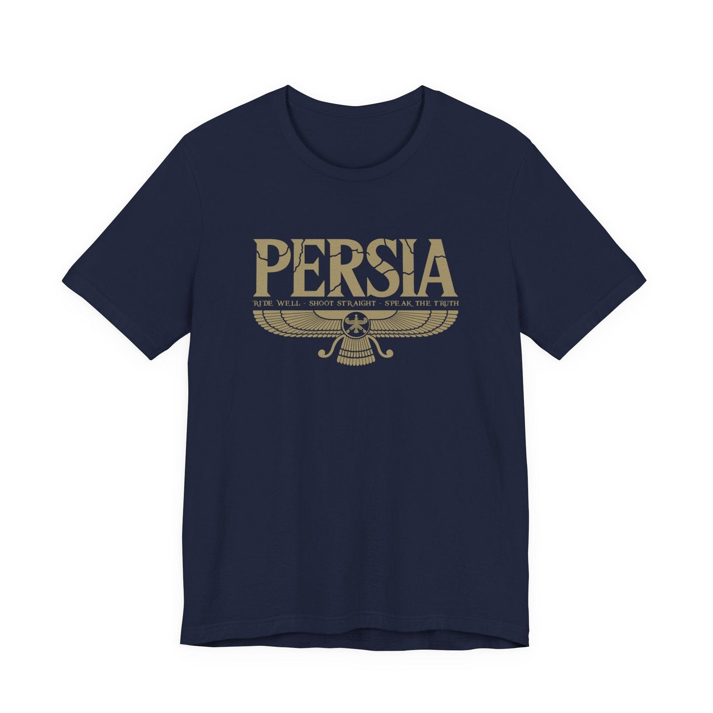 Navy / S Achaemenid Persia Virtues T-Shirt