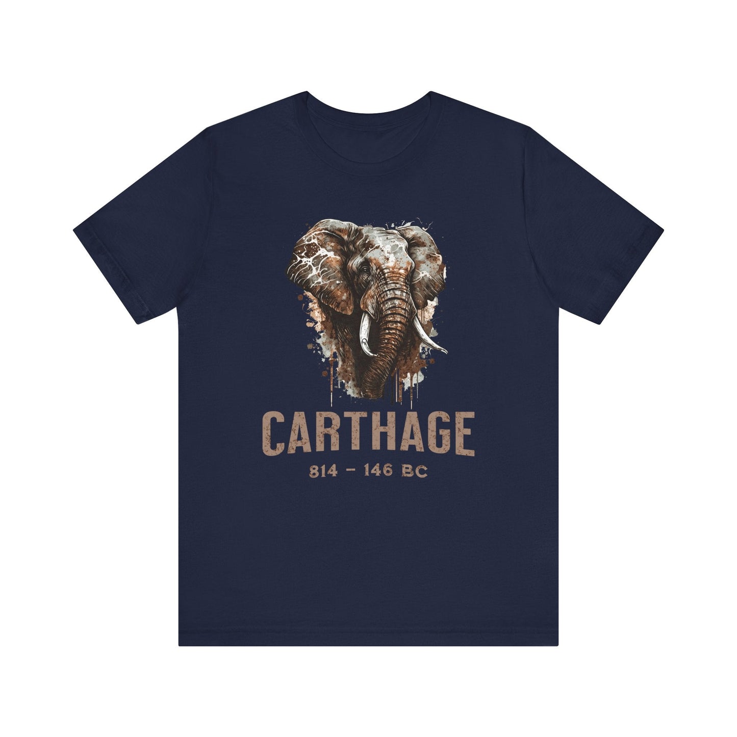 Navy / S Carthage War Elephant T-Shirt