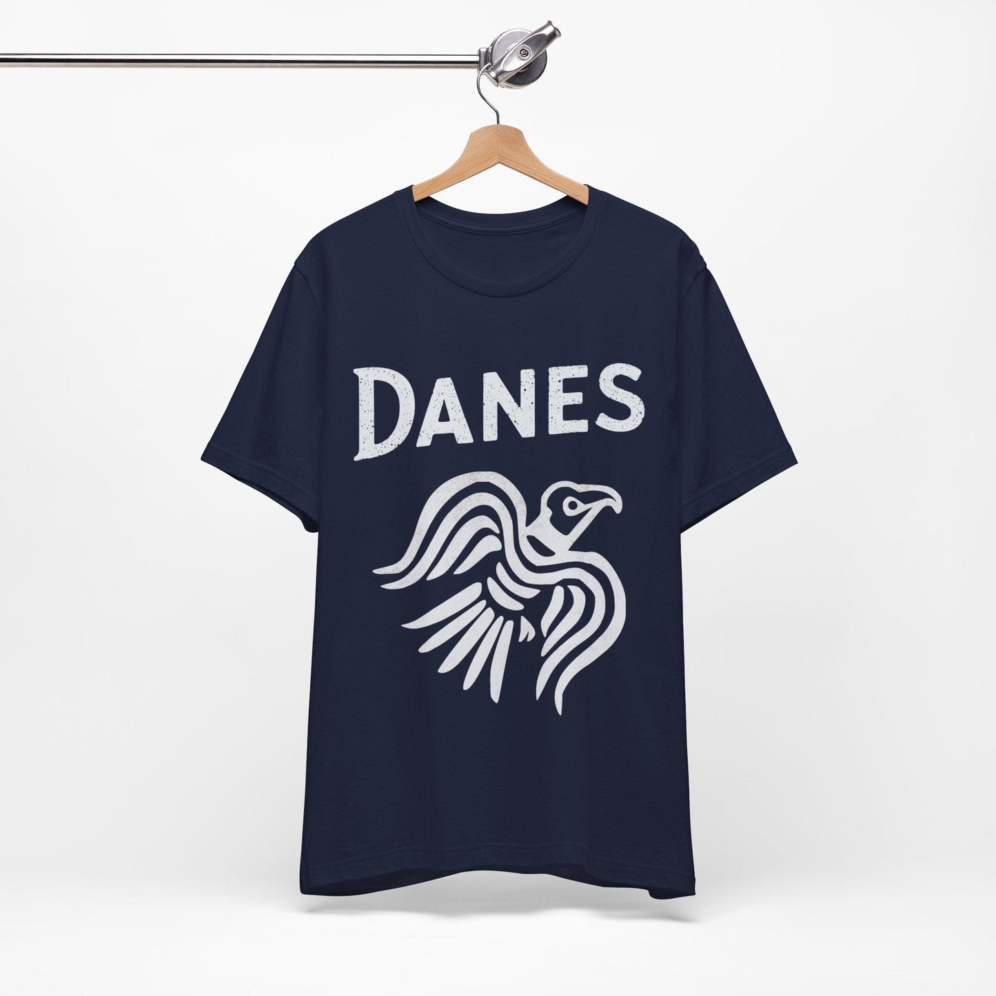 Navy / S Danes Symbol - Odin's Raven - Viking History Danes T-shirt