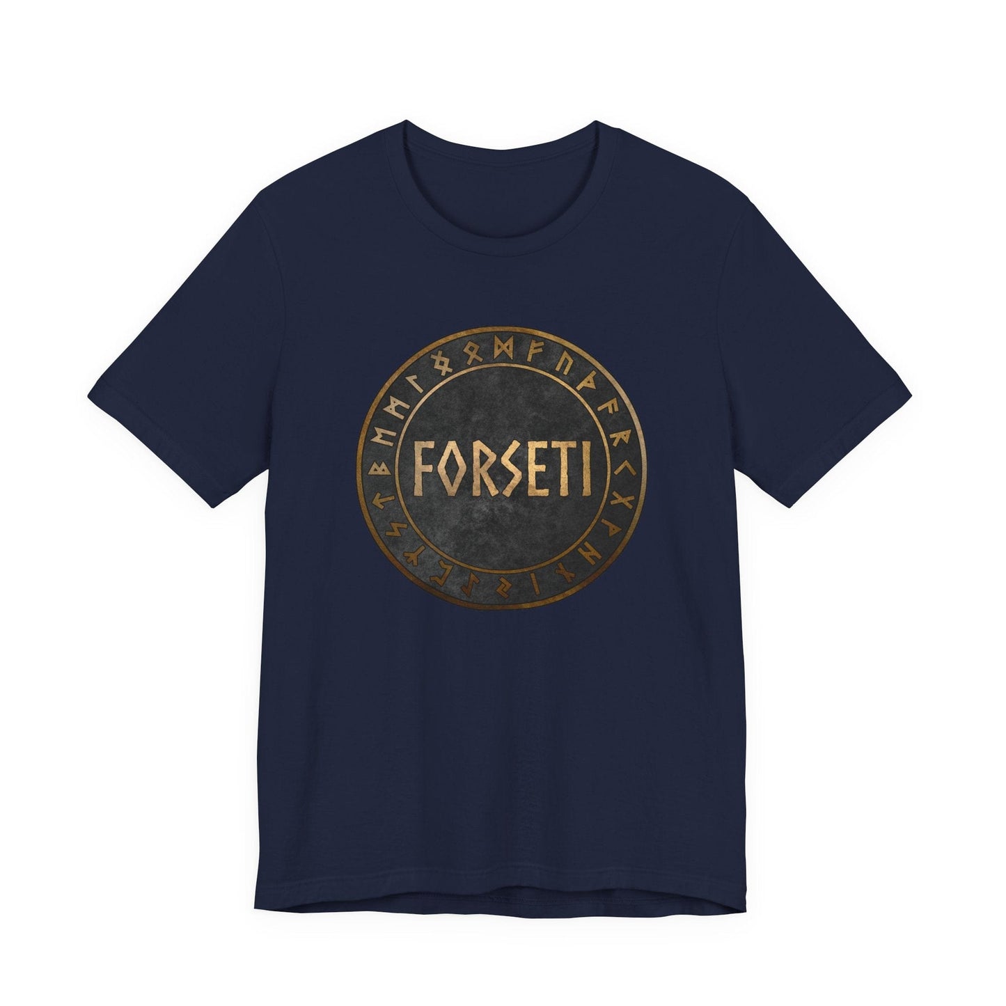 Navy / S Forseti Norse God T-Shirt