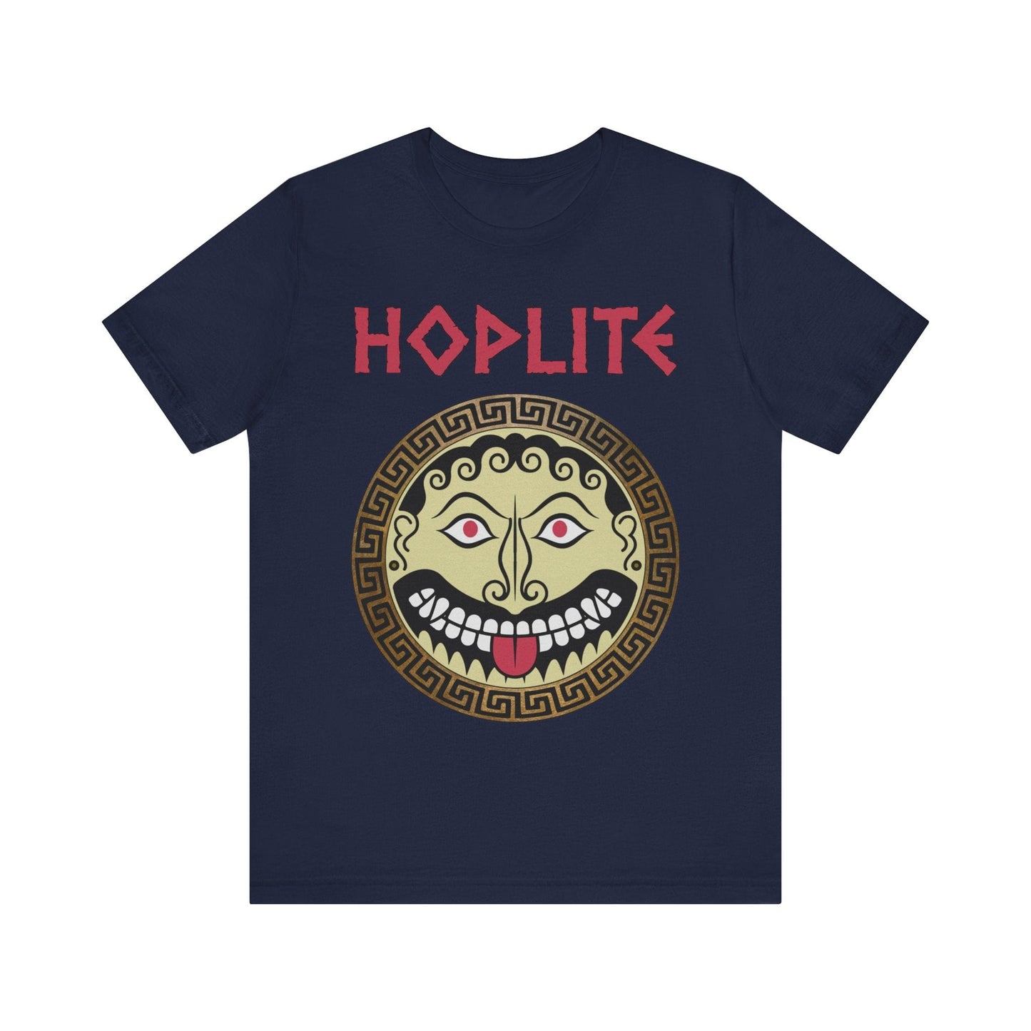 Navy / S Greek Hoplite Gorgon Shield T-Shirt
