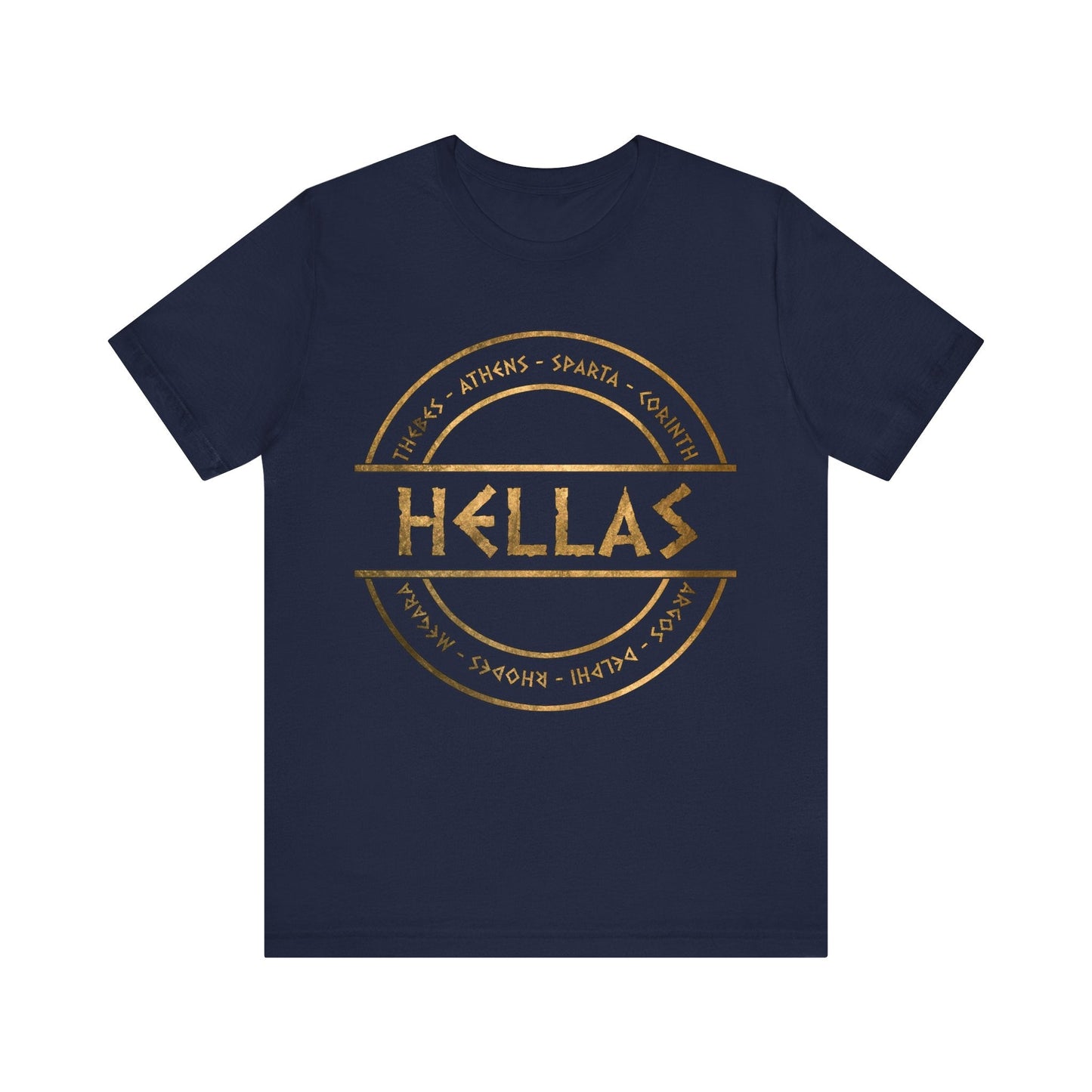 Navy / S Hellas City-States of Ancient Greece T-Shirt