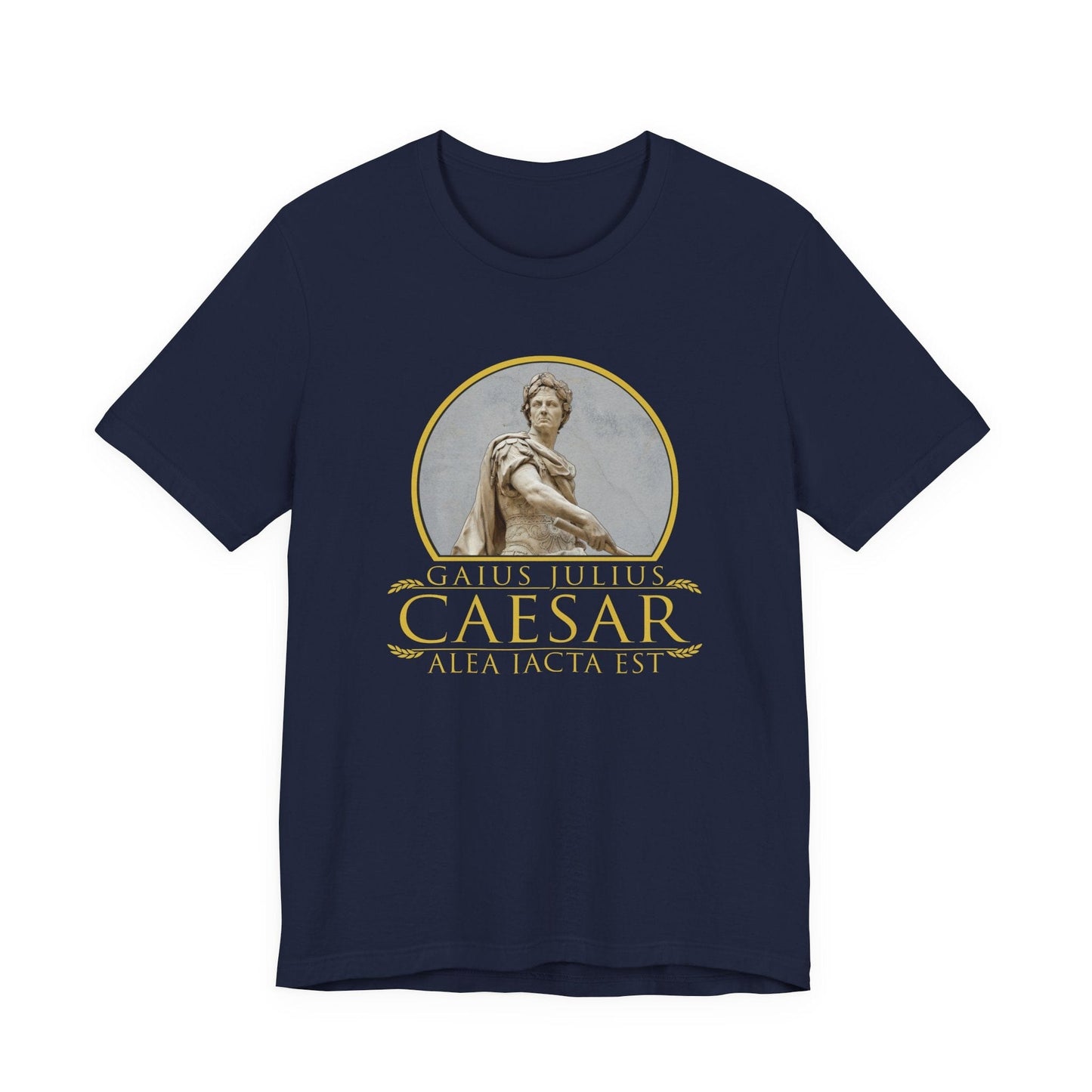 Navy / S Julius Caesar Quote Alea Iacta Est - The Die is Cast T-Shirt