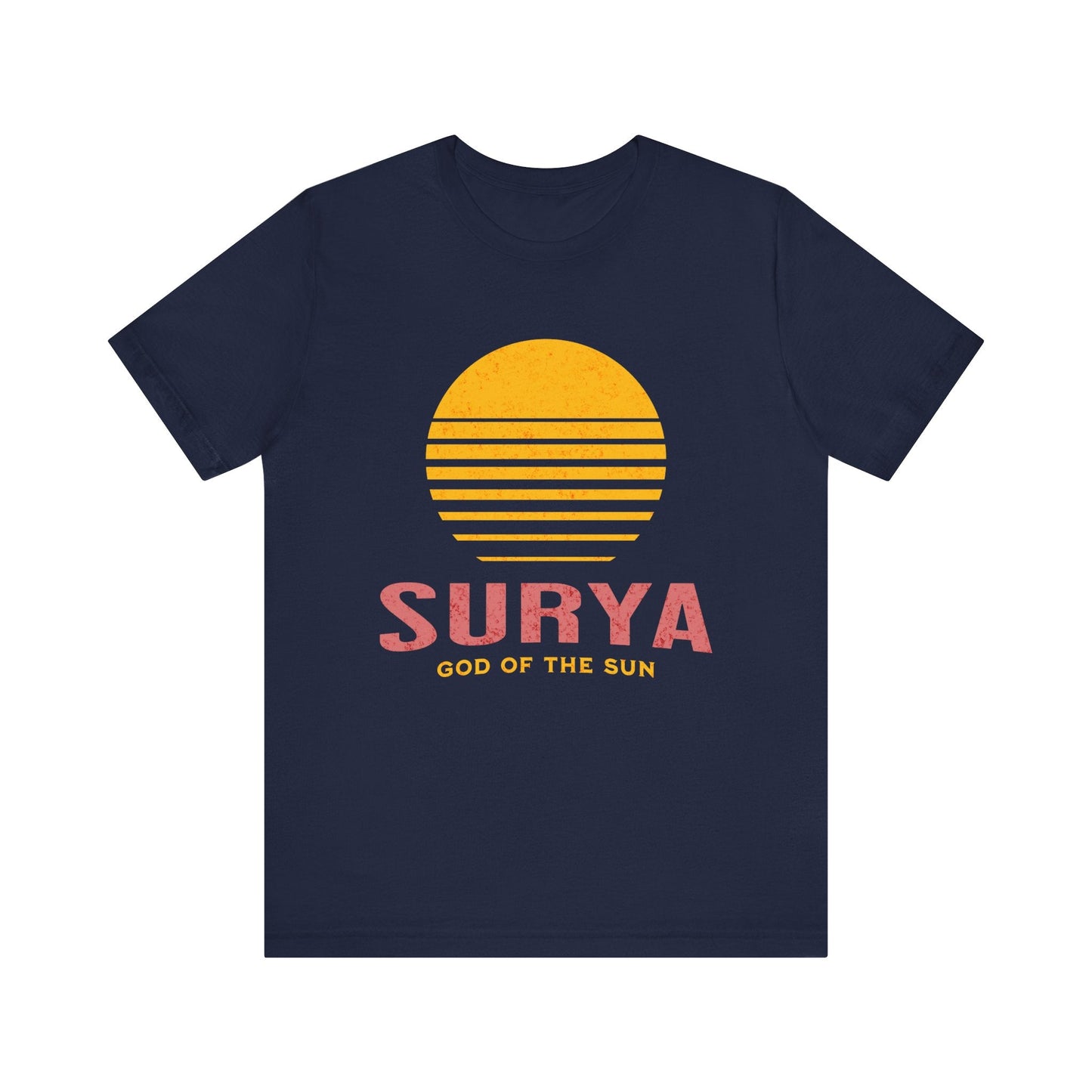 Navy / S Surya God of the Sun - Hindu Mythology and Hinduism T-shirt