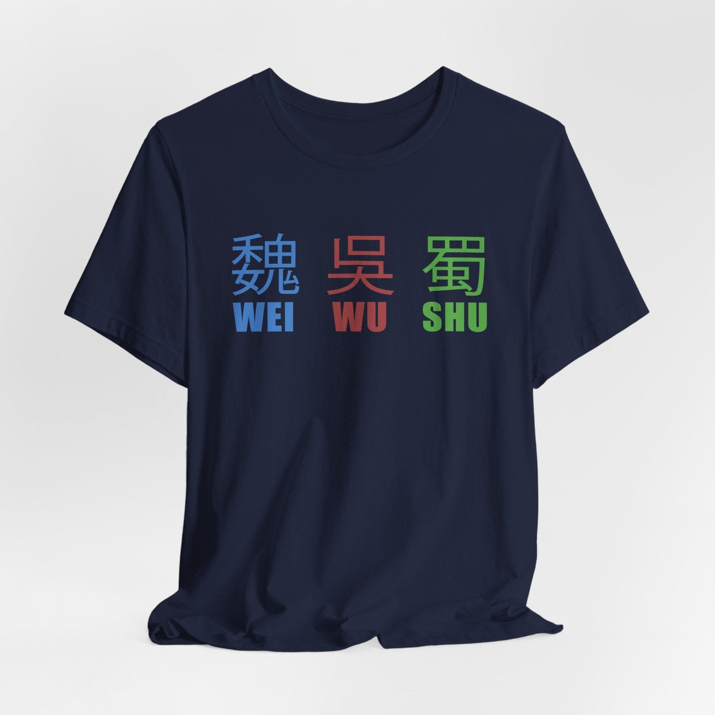 Navy / S Three Kingdoms Wei Wu Shu T-Shirt