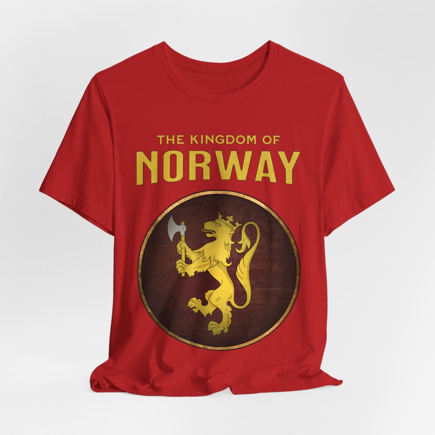 Red / S Kingdom of Norway Heraldry T-Shirt