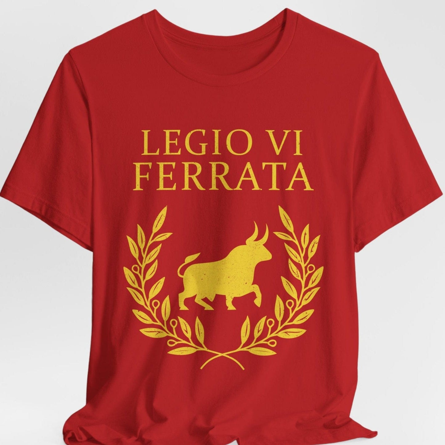 Red / S Legio VI Ferrata - The Ironclads - Roman Legion T-Shirt