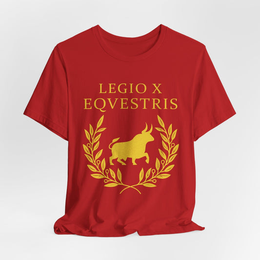 Red / S Legio X Equestris - Roman Legion T-Shirt