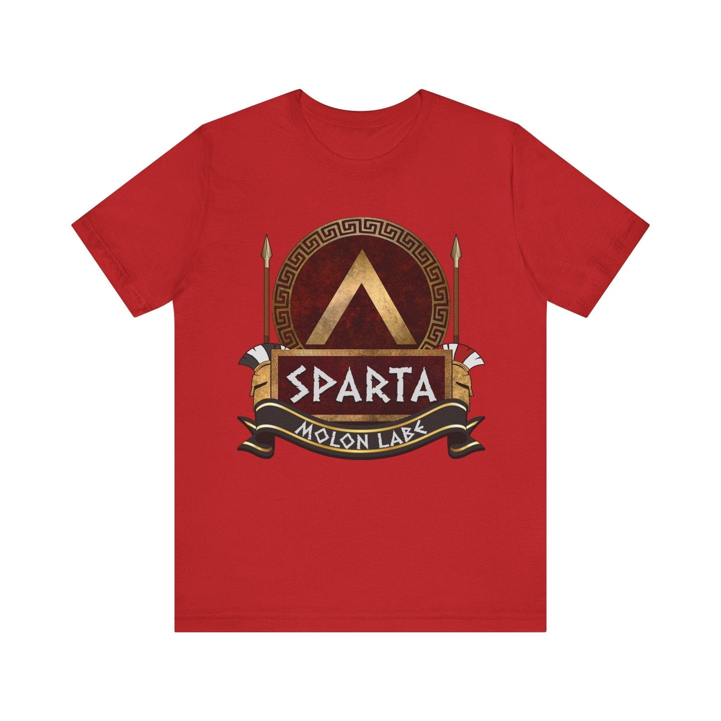Red / S Sparta - Lacedaemonian Arms and Armor - Spartan Army T-shirt