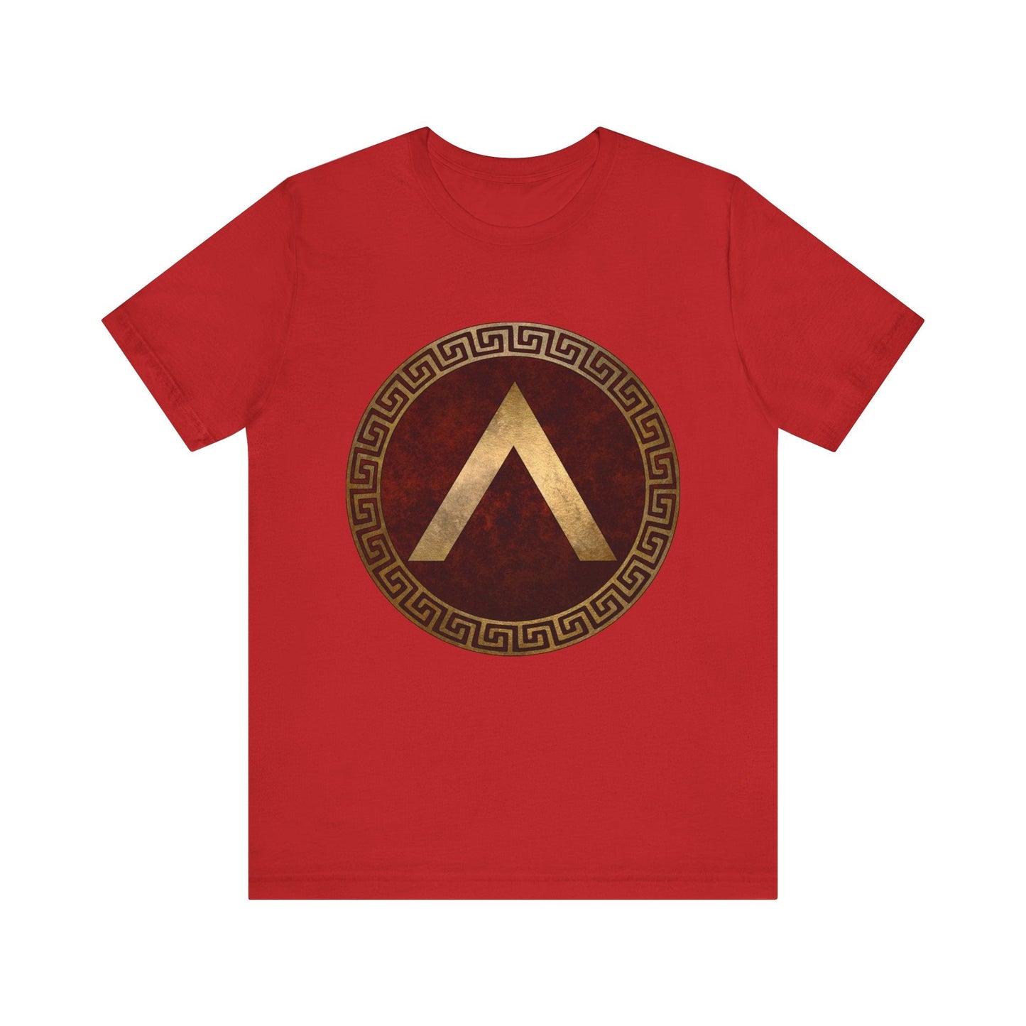 Red / S Spartan Shield Lambda T-Shirt