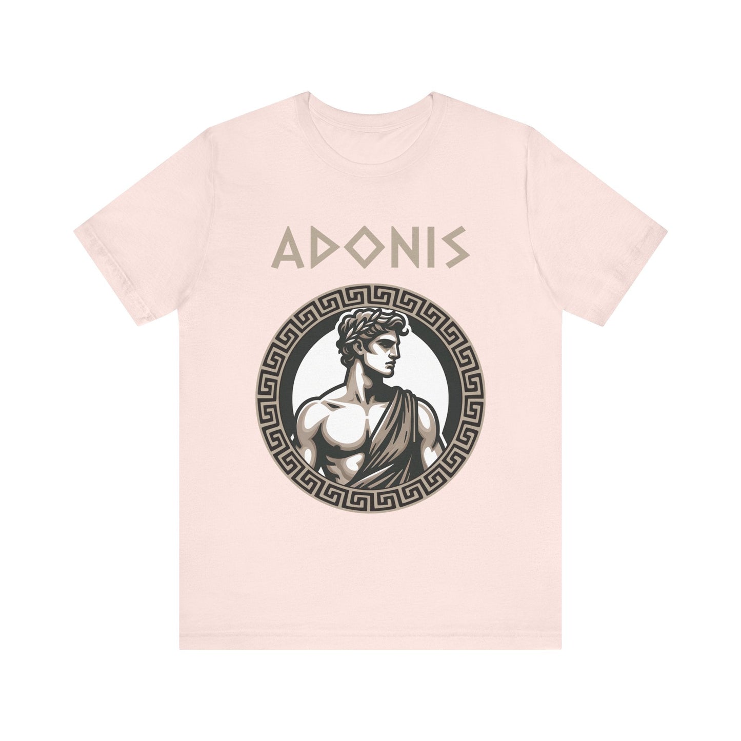 Soft Pink / S Adonis Greek God T-Shirt