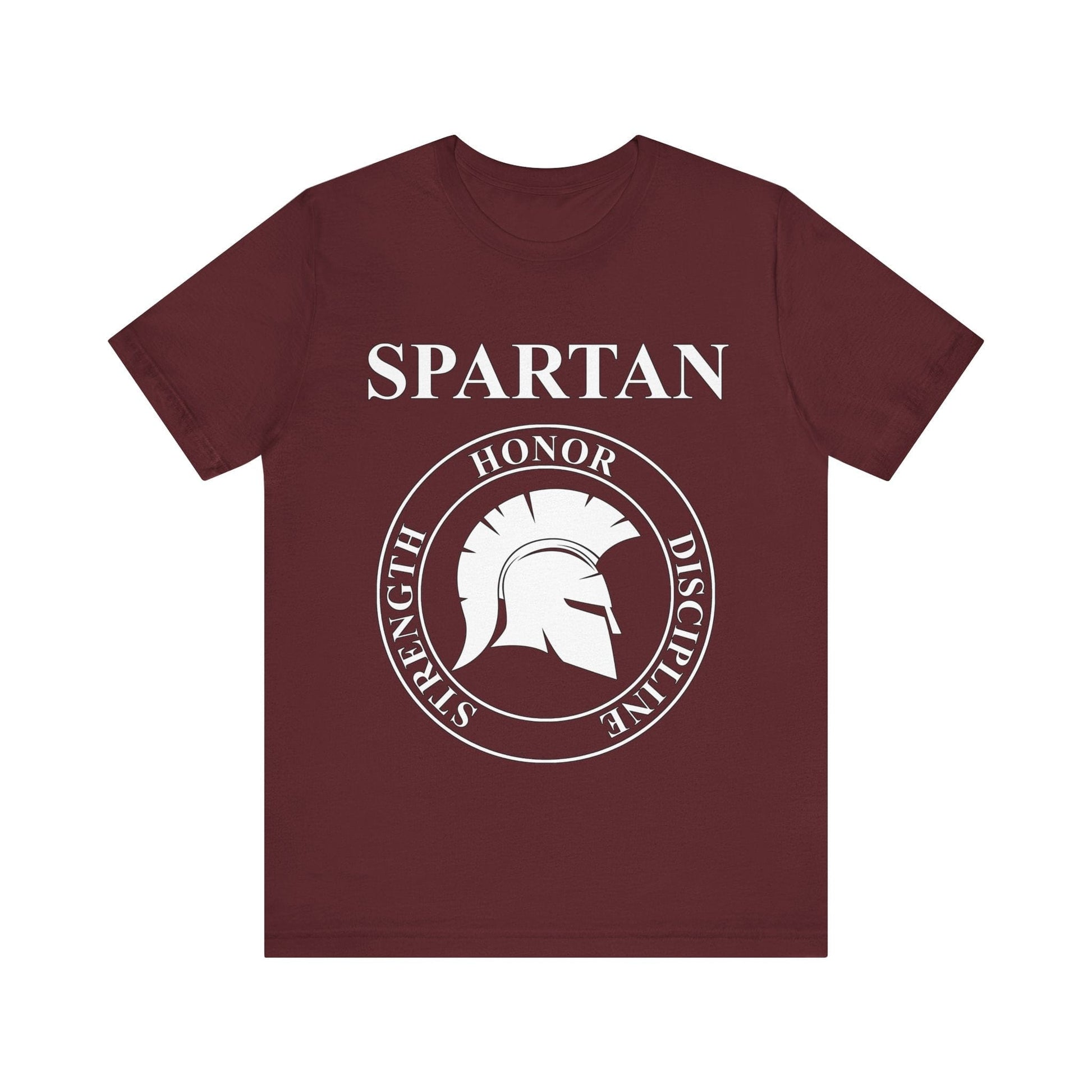Spartan Warrior Virtues of Sparta Helmet T-shirt