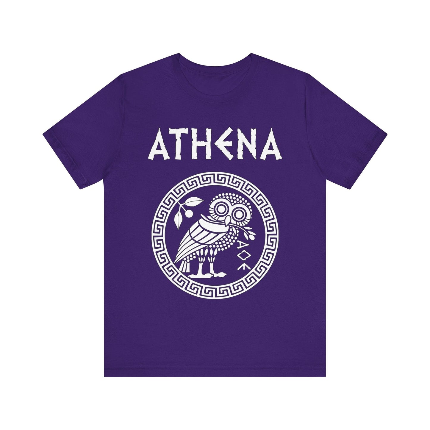 Team Purple / S Athena Greek Goddess of Wisdom T-Shirt