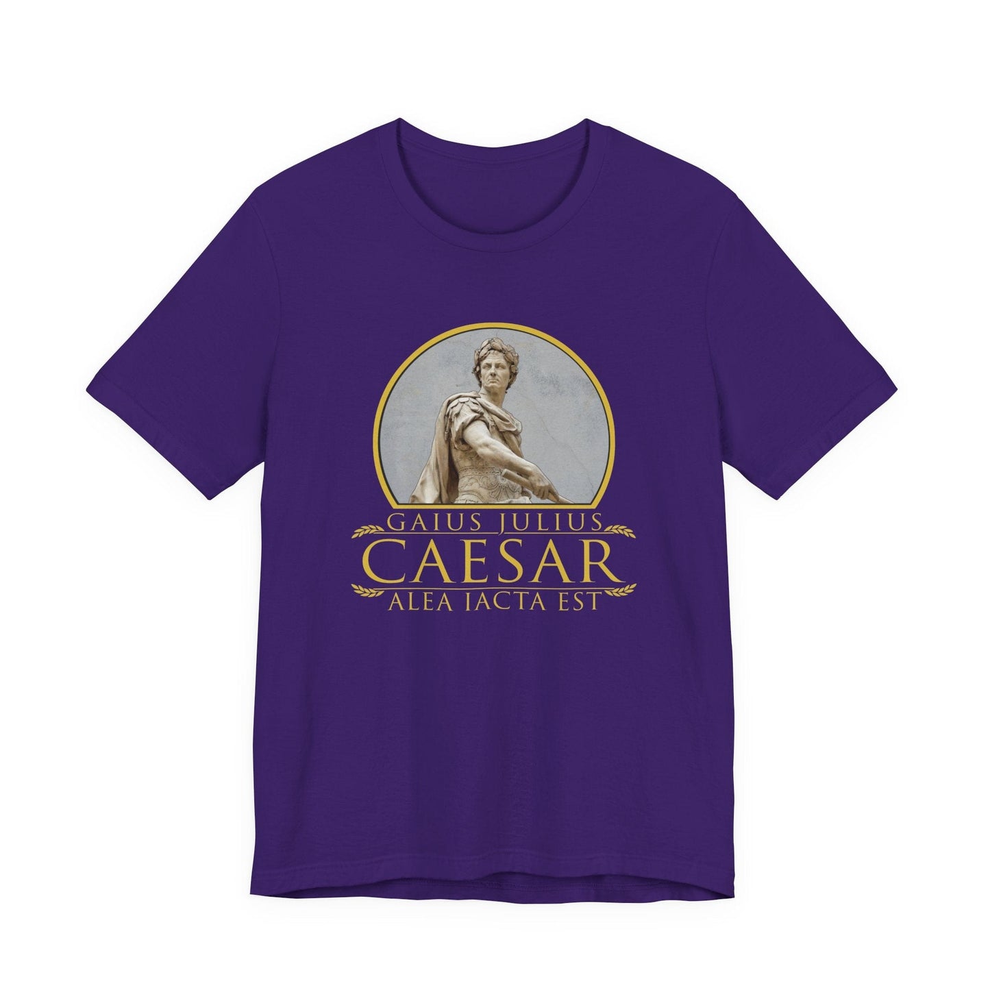 Team Purple / S Julius Caesar Quote Alea Iacta Est - The Die is Cast T-Shirt