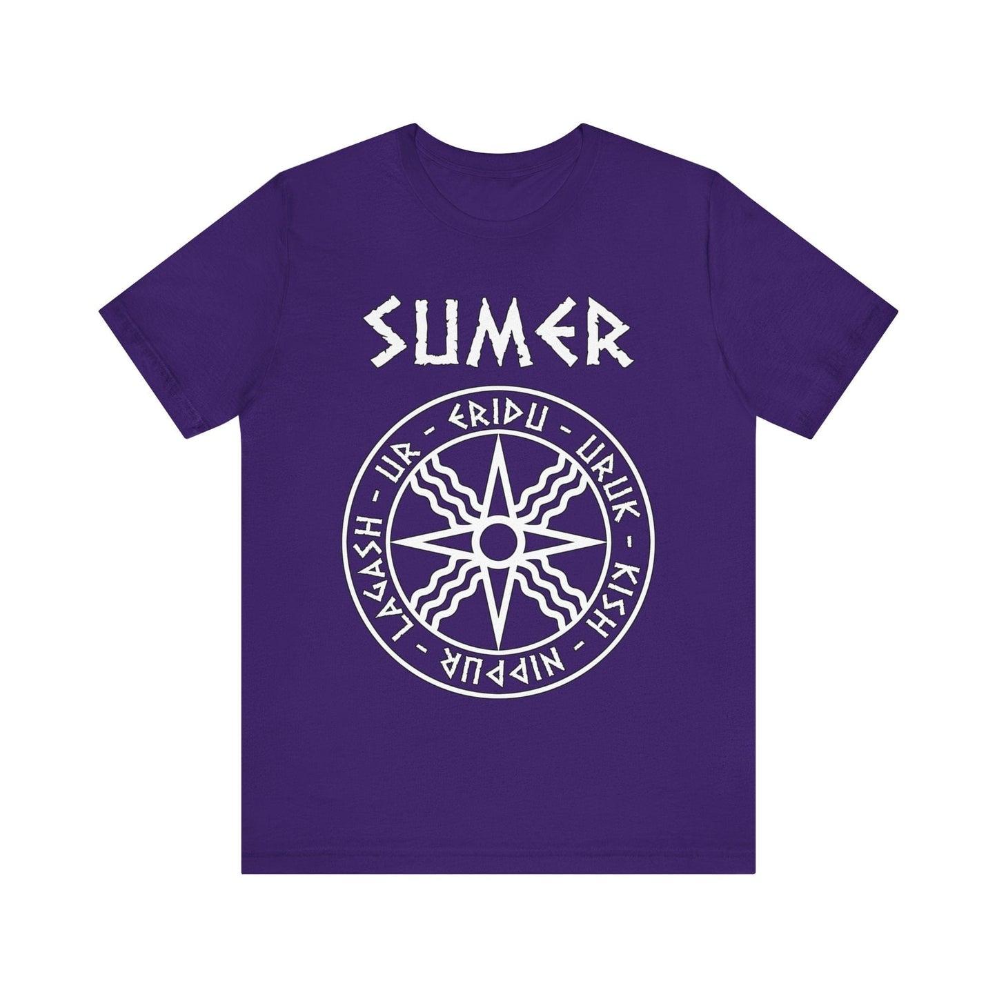 Team Purple / S Sumer Ancient Mesopotamian Cities T-Shirt