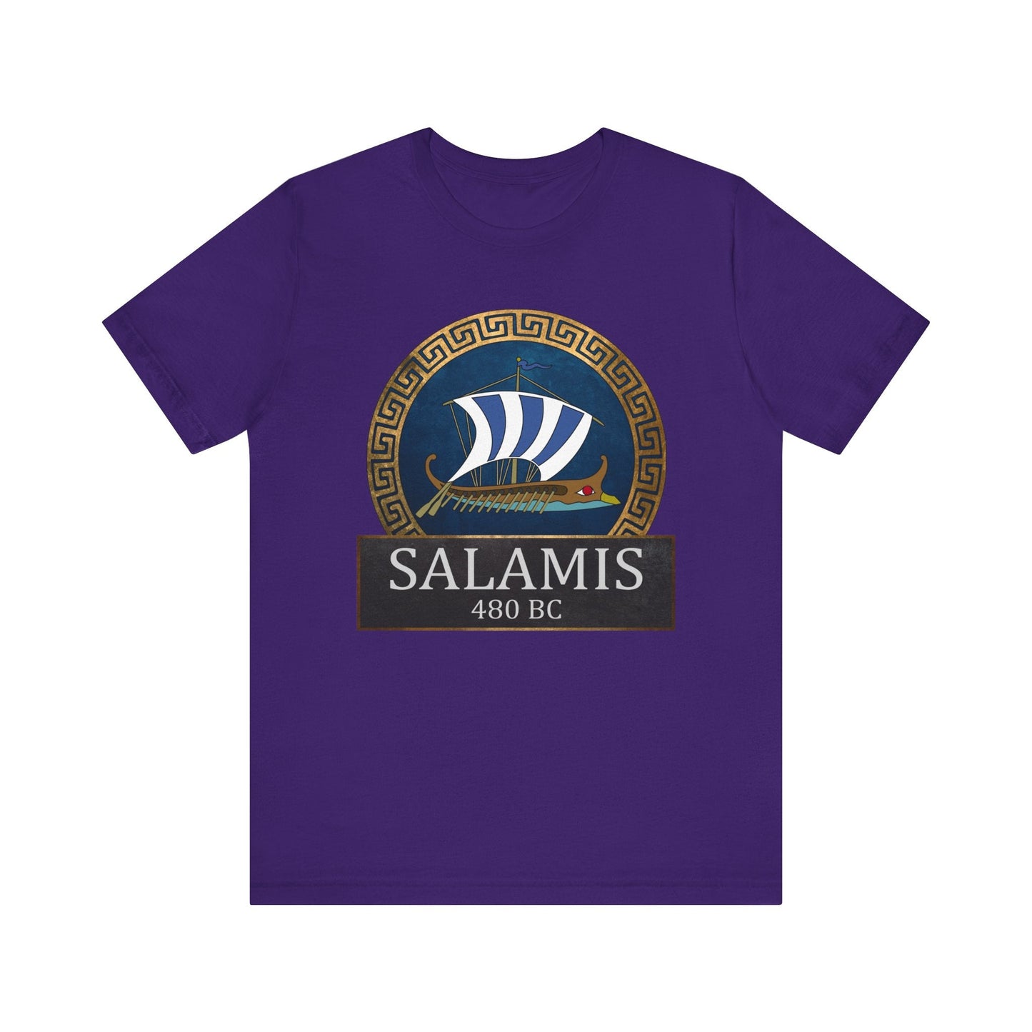 Team Purple / S The Battle of Salamis 480 BC - Ancient Greece History T-shirt