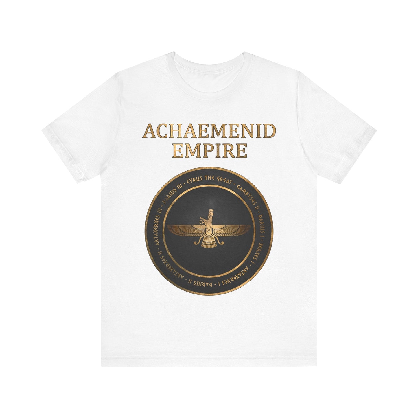 White / S Achaemenid Persia Kings T-Shirt