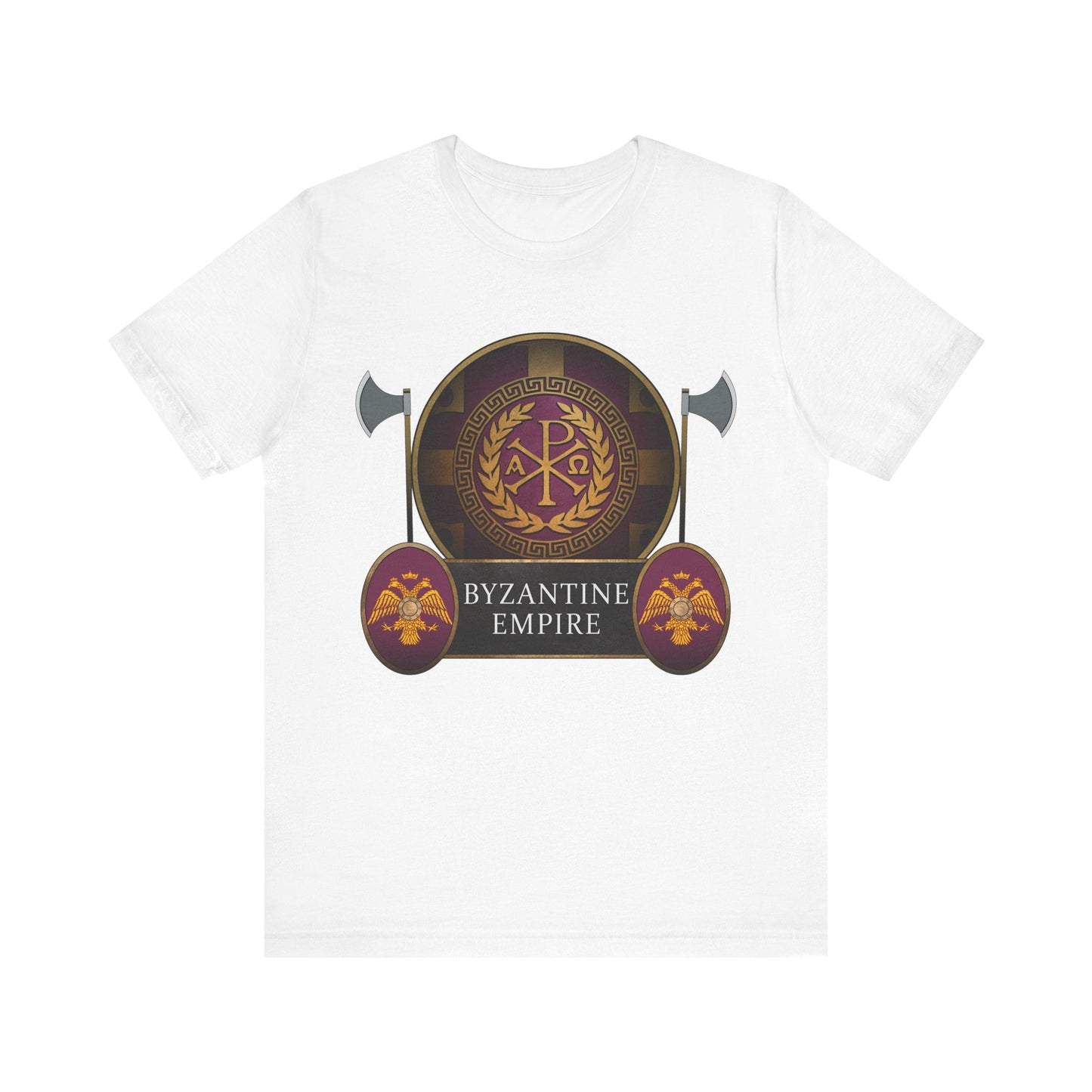 White / S Byzantine Empire Army T-Shirt