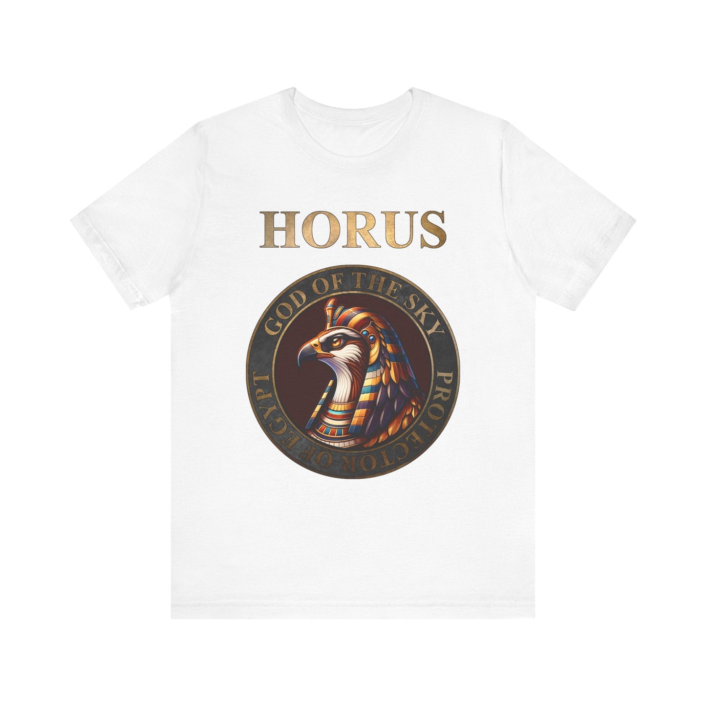 White / S Horus Protector of Egypt T-Shirt