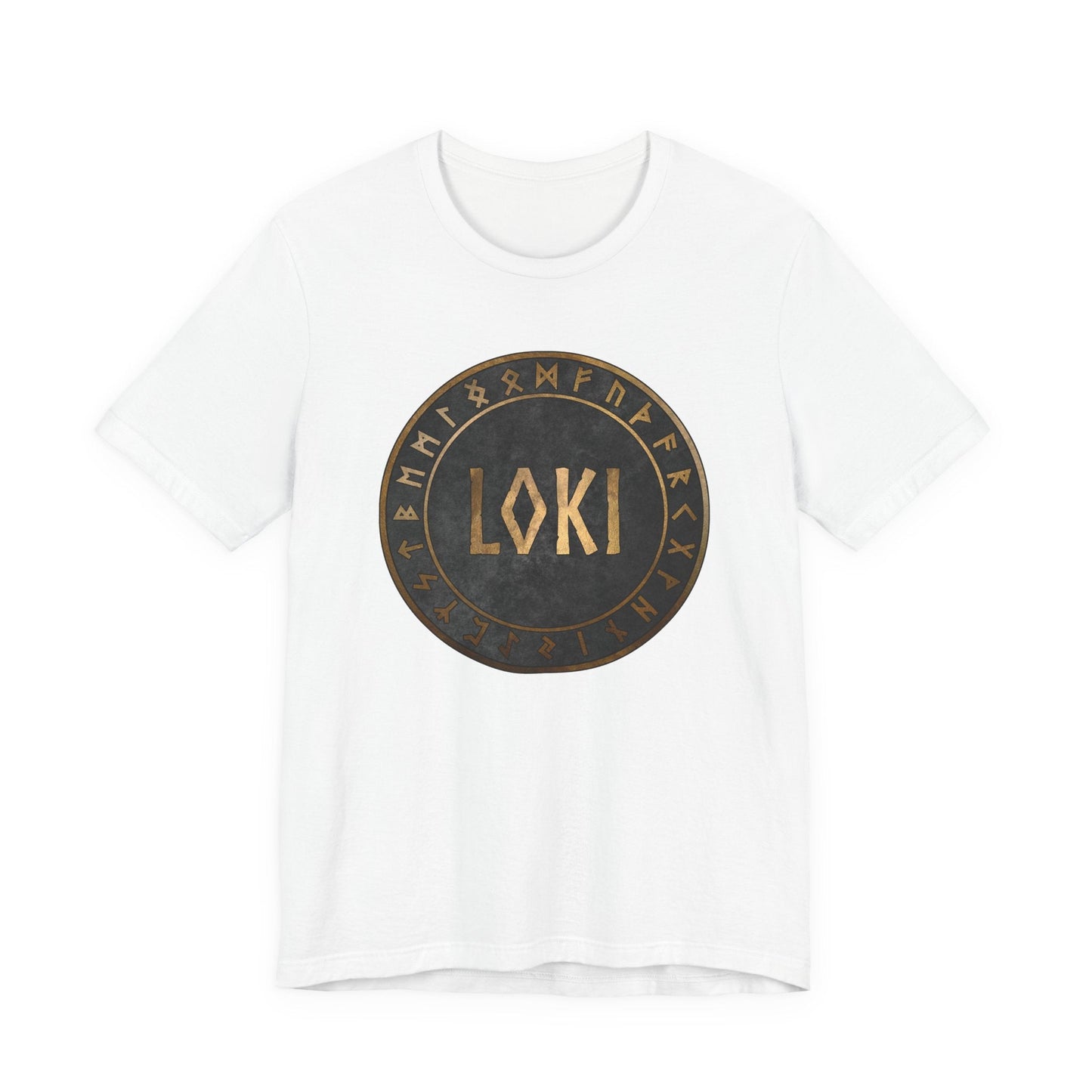 White / S Loki Norse God T-Shirt